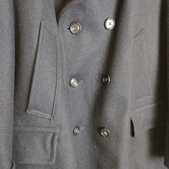 London Fog Maincoats Navy Blue Coat Men's 40 Regular Fleece lined - Picture 6 of 10